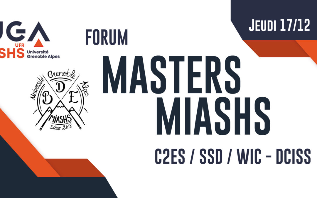 Forum Masters MIASHS UGA